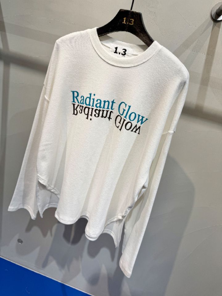 1.3東大門㊣代購女裝新品時尚人氣職業熱賣休閑推薦長袖T恤1.3長袖T恤