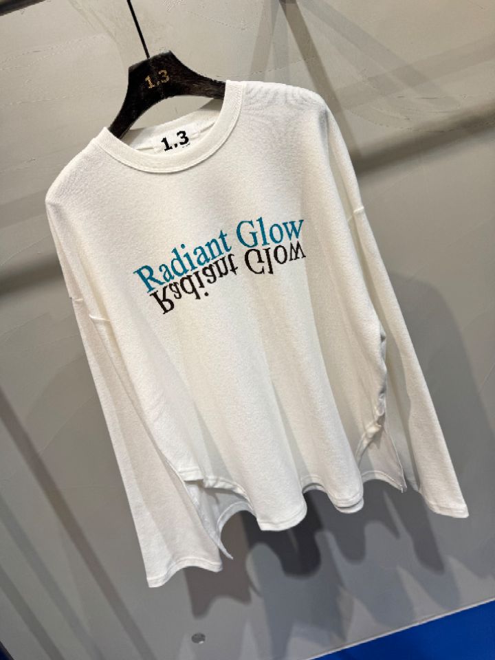 1.3東大門㊣代購女裝新品時尚人氣職業熱賣休閑推薦長袖T恤1.3長袖T恤