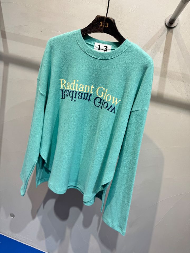 1.3東大門㊣代購女裝新品時尚人氣職業熱賣休閑推薦長袖T恤1.3長袖T恤