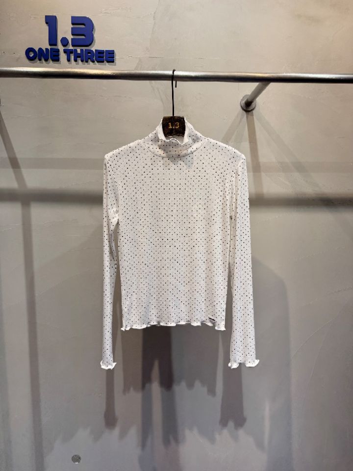 1.3東大門㊣代購女士新款推薦熱賣職業25秋冬時尚休閑長袖T恤1.3長袖T恤圖色1