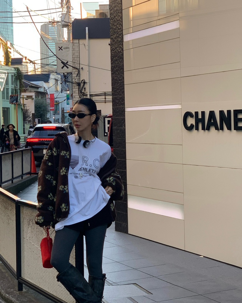 REVE CITE-L東大門㊣代購女裝新品休閑人氣熱賣時尚25秋冬T恤REVE CITE-LT恤