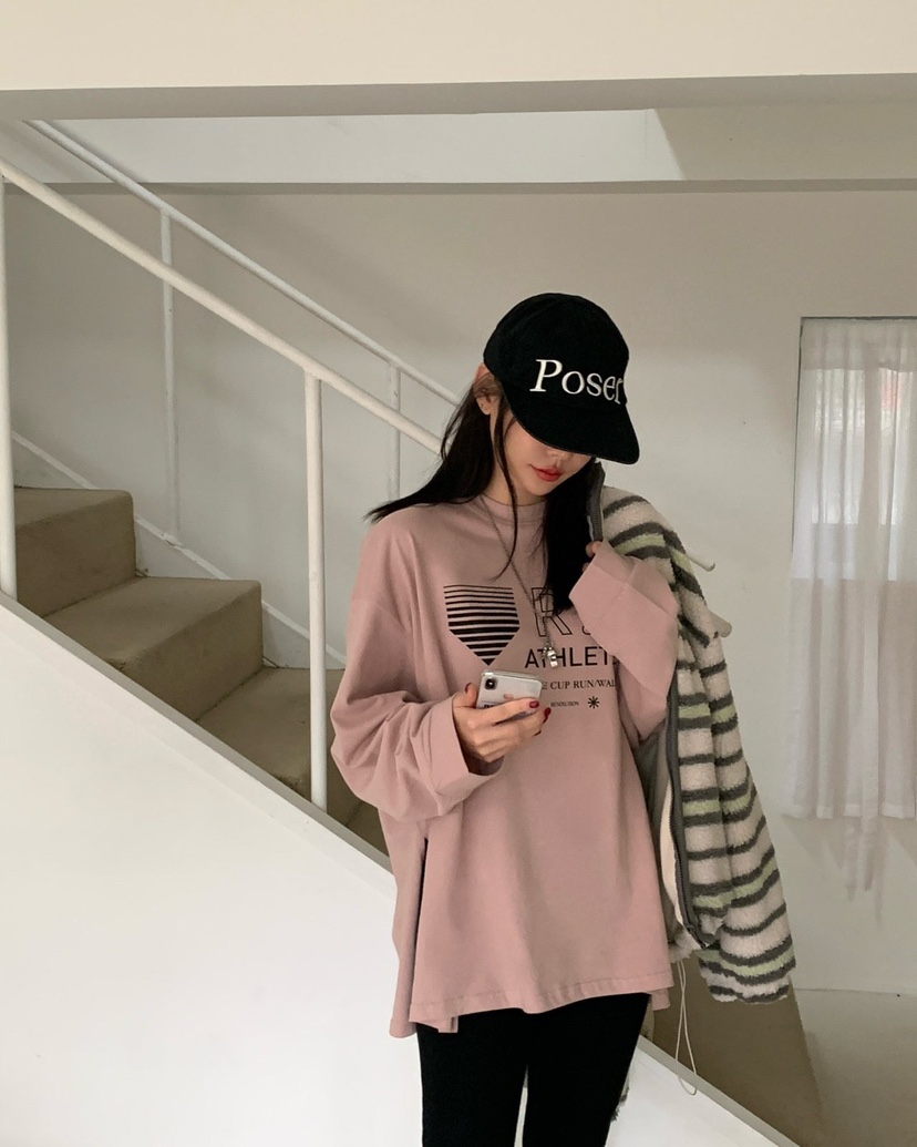 REVE CITE-L東大門㊣代購女裝新品休閑人氣熱賣時尚25秋冬T恤REVE CITE-LT恤