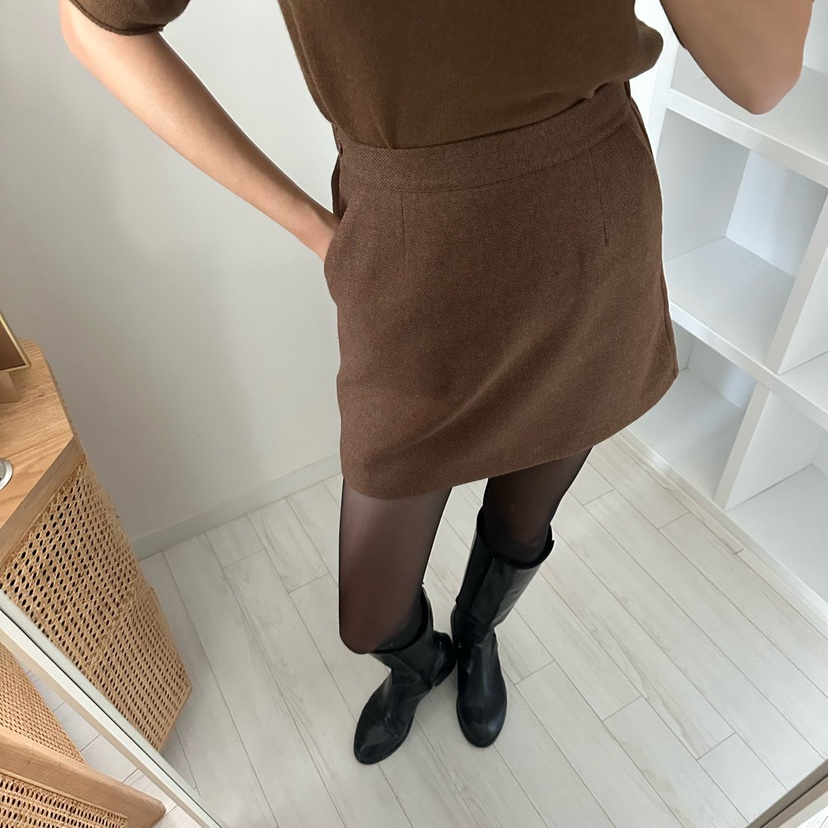 SOUIT東大門㊣代購女士新品推薦職業休閑時尚人氣半身裙中短裙SOUIT半身裙/中短裙圖色2