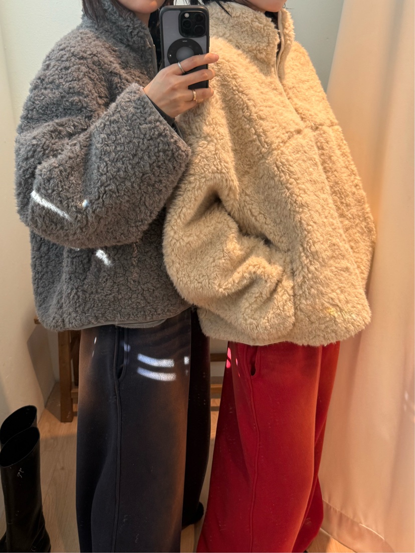 FIFO東大門㊣實拍女士新款人氣25秋冬休閑時尚推薦夾克毛皮FIFO夾克