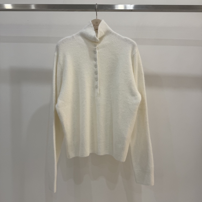 BLANC-A東大門㊣代購女士新款時尚25秋冬人氣針織衫高領浣熊BLANC-A針織衫圖色1