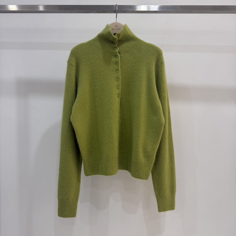 BLANC-A東大門㊣代購女士新款時尚25秋冬人氣針織衫高領浣熊BLANC-A針織衫圖色2
