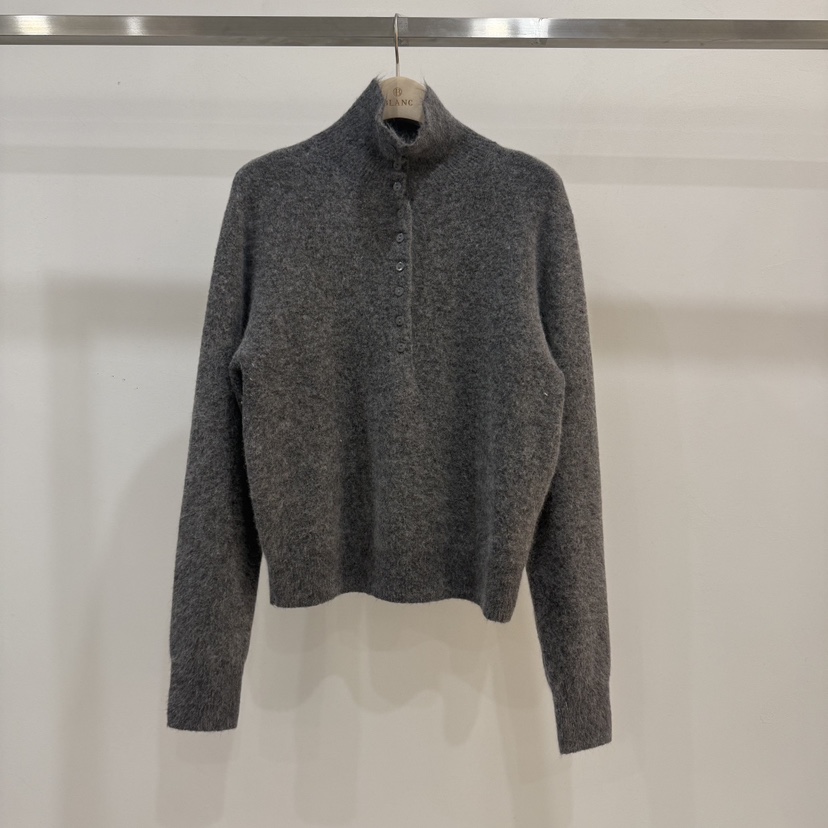 BLANC-A東大門㊣代購女士新款時尚25秋冬人氣針織衫高領浣熊BLANC-A針織衫圖色3