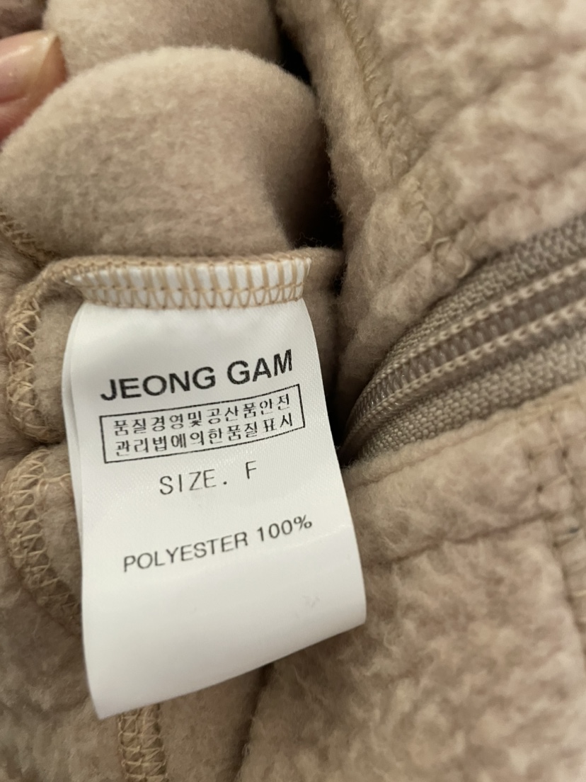 JEONG GAM STUDIOS韓國直郵㊣女士新品時尚25秋冬夾克拉鏈JEONG GAM STUDIOS夾克