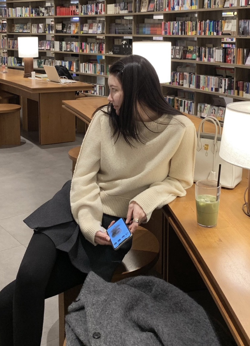 COURGETTE東大門㊣實拍女裝新品職業25秋冬時尚人氣熱賣針織衫COURGETTE針織衫