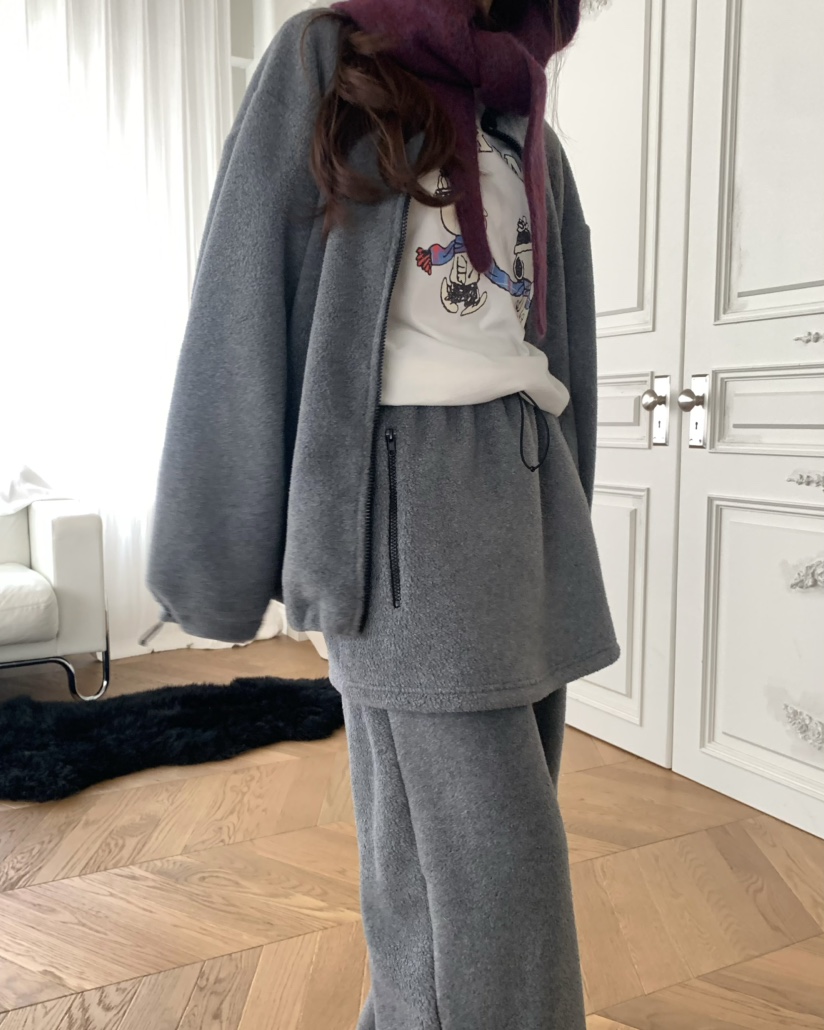 PEBBLE東大門㊣實拍女裝新款人氣職業25秋冬時尚短裙羊毛雙層PEBBLE短裙