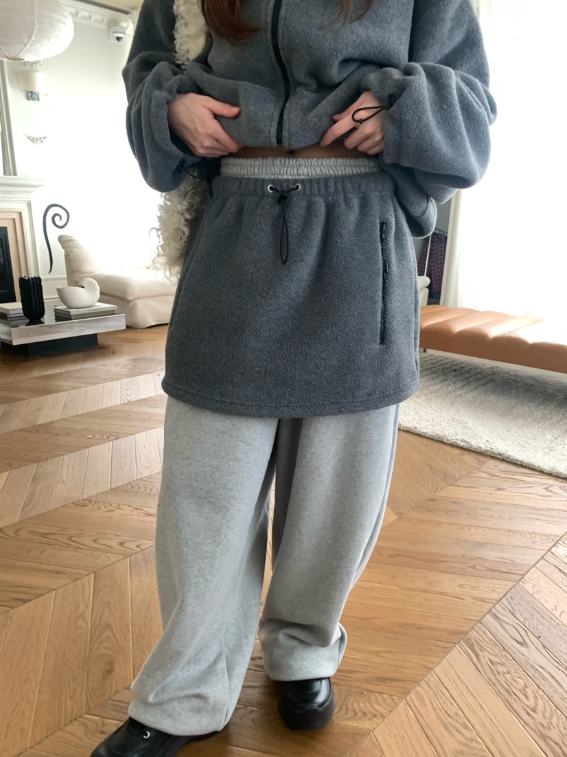 PEBBLE東大門㊣實拍女裝新款人氣職業25秋冬時尚短裙羊毛雙層PEBBLE短裙