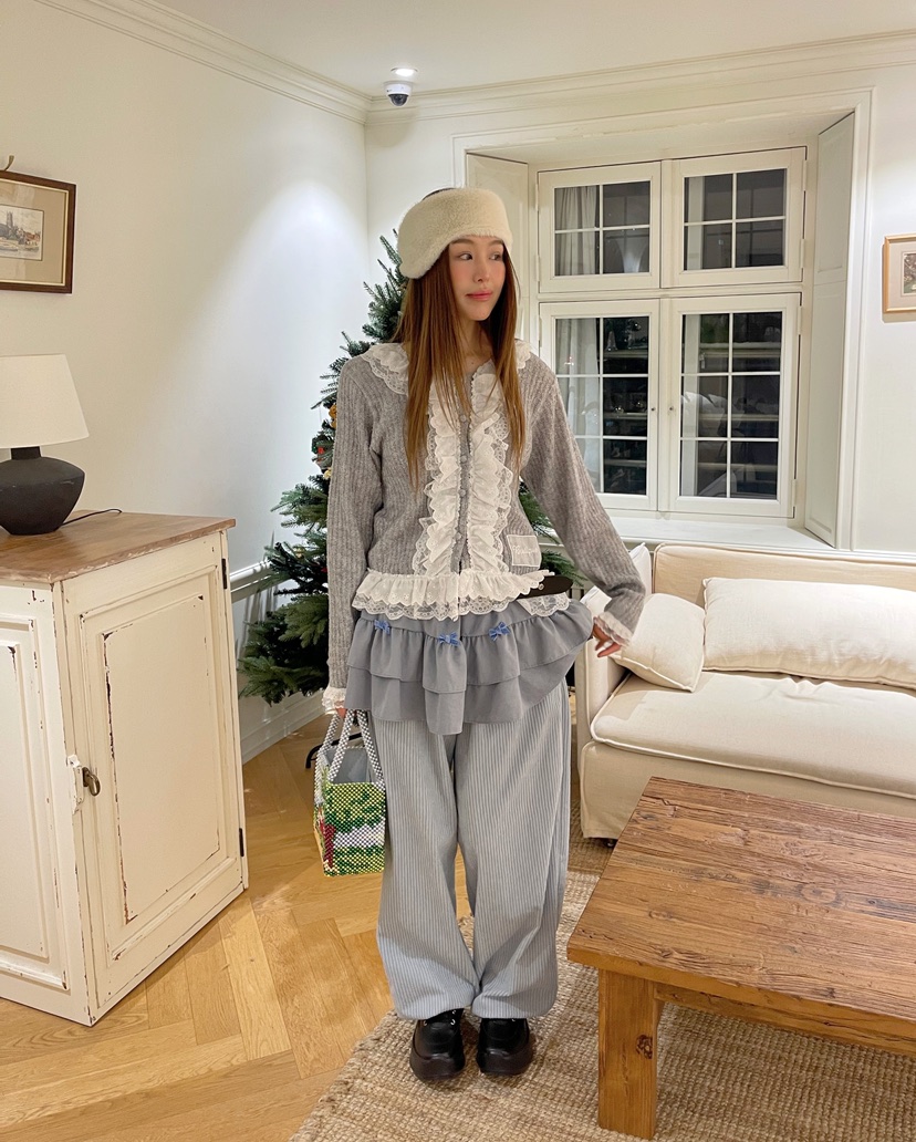 BOUTIQUE-L東大門㊣直郵女士新品職業推薦休閑熱賣襯衫蕾絲衫BOUTIQUE-L襯衫/蕾絲衫