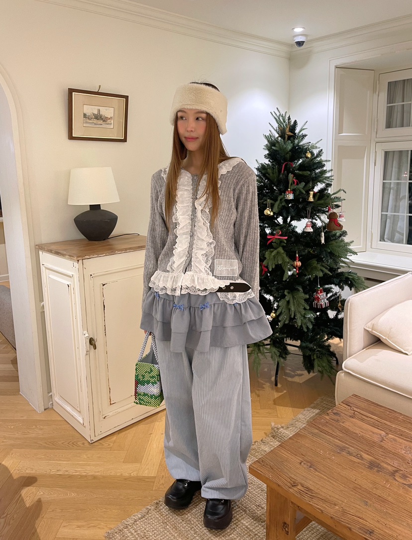 BOUTIQUE-L東大門㊣直郵女士新品職業推薦休閑熱賣襯衫蕾絲衫BOUTIQUE-L襯衫/蕾絲衫