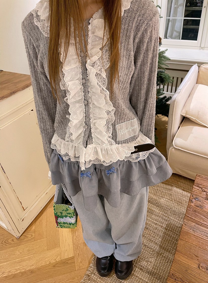 BOUTIQUE-L東大門㊣直郵女士新品職業推薦休閑熱賣襯衫蕾絲衫BOUTIQUE-L襯衫/蕾絲衫