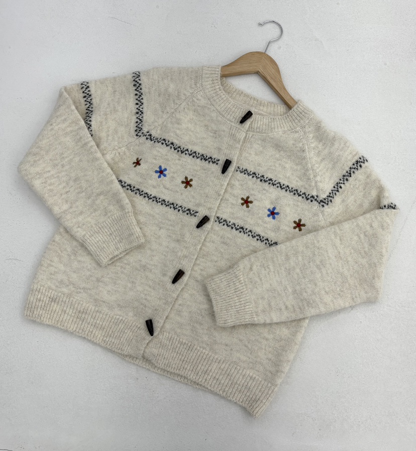 JMIND韓國直郵㊣女裝新品熱賣職業時尚休閑推薦人氣針織衫刺繡JMIND針織衫圖色1