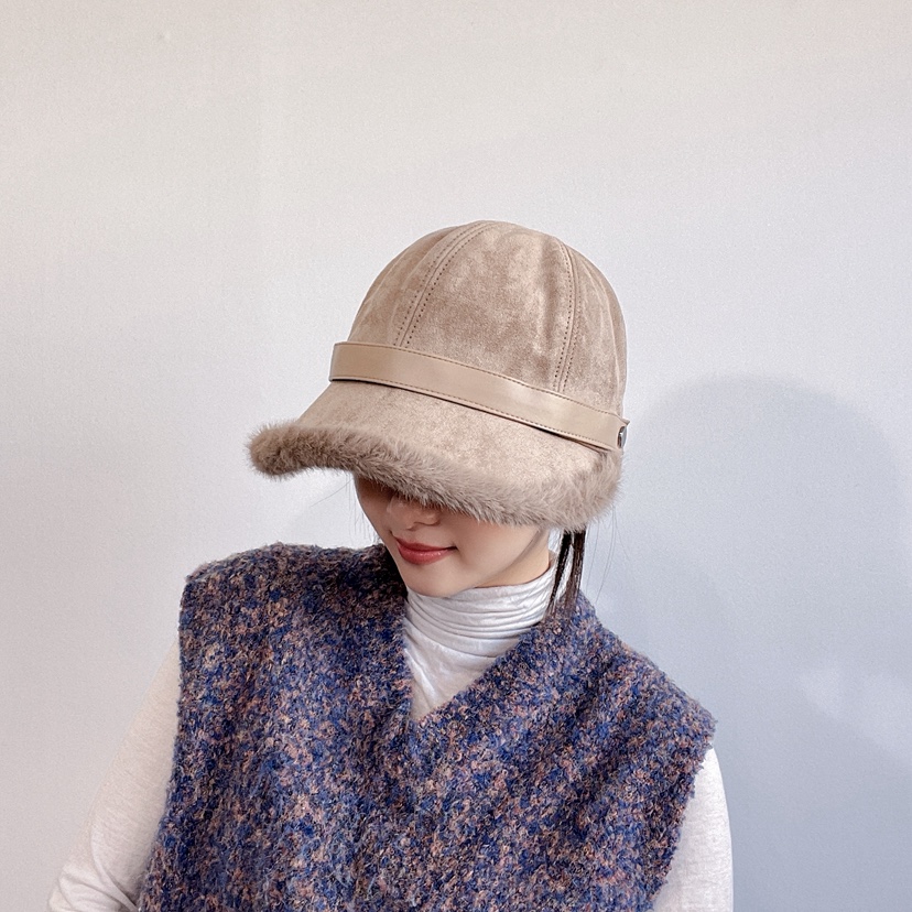 LOVELY HAT韓國代購㊣女裝新品25秋冬推薦時尚熱賣職業帽子LOVELY HAT帽子圖色1