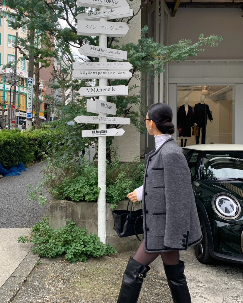 REVE CITE-L東大門㊣直郵女士新款人氣推薦職業熱賣夾克絎縫REVE CITE-L夾克