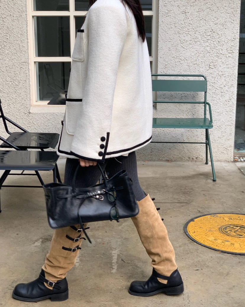 REVE CITE-L東大門㊣直郵女士新款人氣推薦職業熱賣夾克絎縫REVE CITE-L夾克