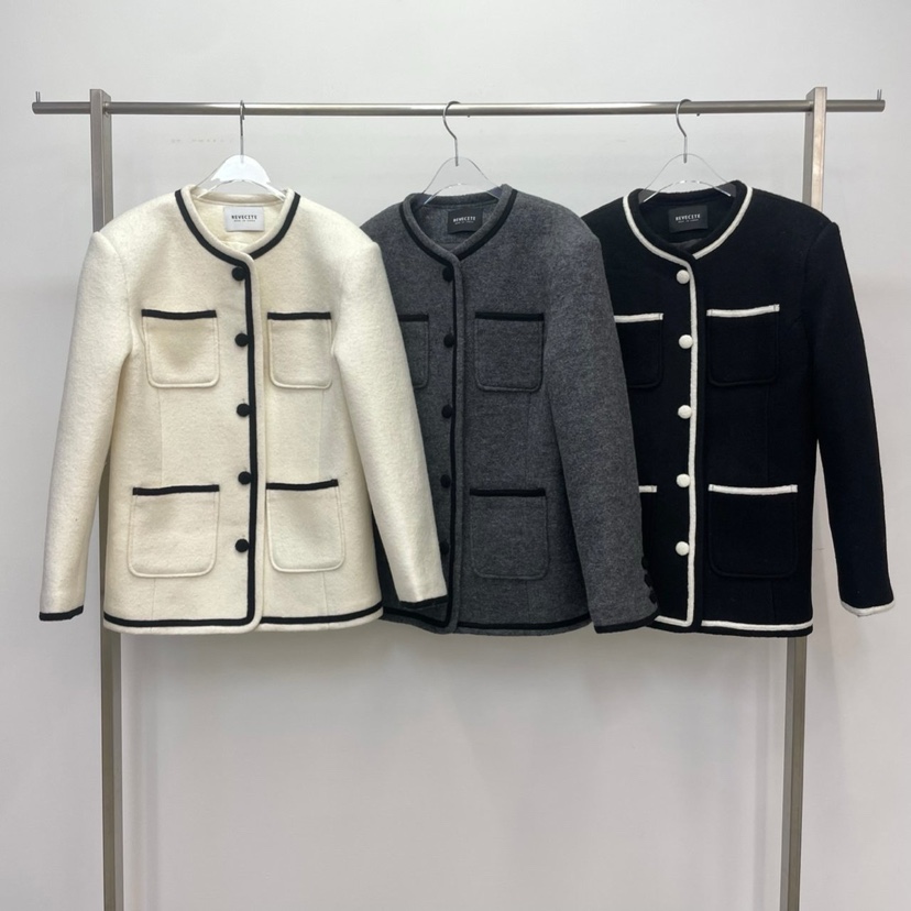 REVE CITE-L東大門㊣直郵女士新款人氣推薦職業熱賣夾克絎縫REVE CITE-L夾克