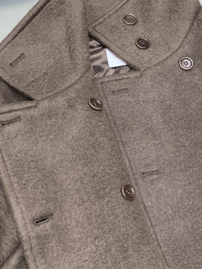 NOPROBLEM韓國代購㊣女士新品25秋冬中長款大衣含腰帶羊毛高領NOPROBLEM中長款大衣