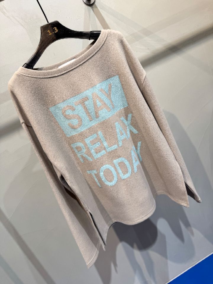 1.3韓國代購㊣女裝新款熱賣推薦休閑25秋冬職業人氣長袖T恤1.3長袖T恤