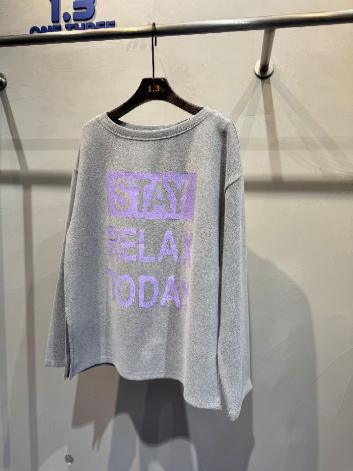 1.3韓國代購㊣女裝新款熱賣推薦休閑25秋冬職業人氣長袖T恤1.3長袖T恤