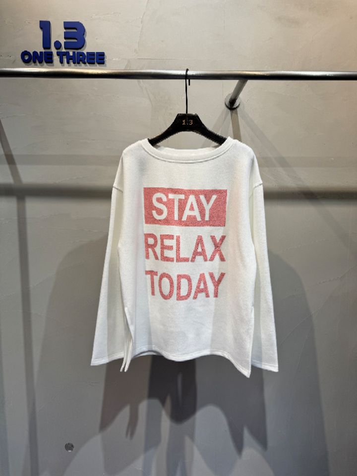 1.3韓國代購㊣女裝新款熱賣推薦休閑25秋冬職業人氣長袖T恤1.3長袖T恤圖色4