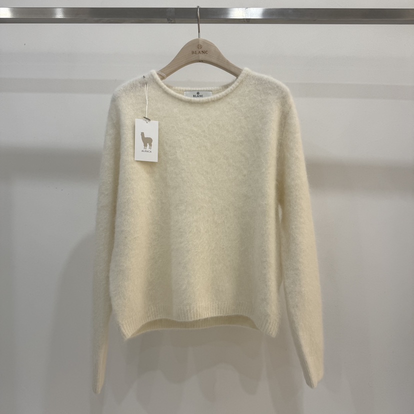BLANC-A韓國代購㊣女士新款熱賣時尚25秋冬職業針織衫羊駝BLANC-A針織衫圖色1