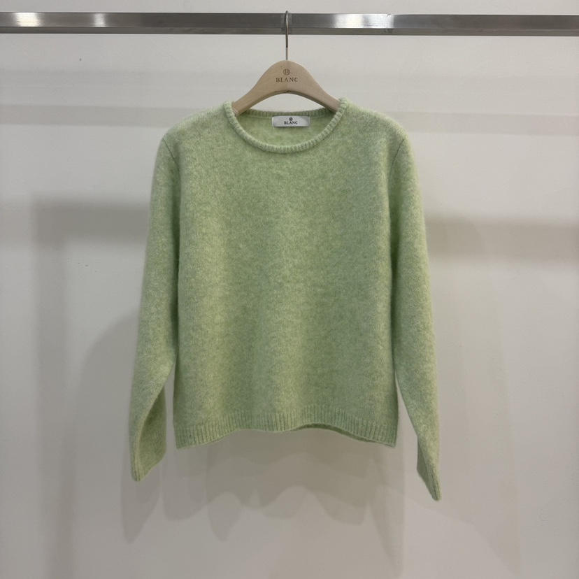 BLANC-A韓國代購㊣女士新款熱賣時尚25秋冬職業針織衫羊駝BLANC-A針織衫圖色2