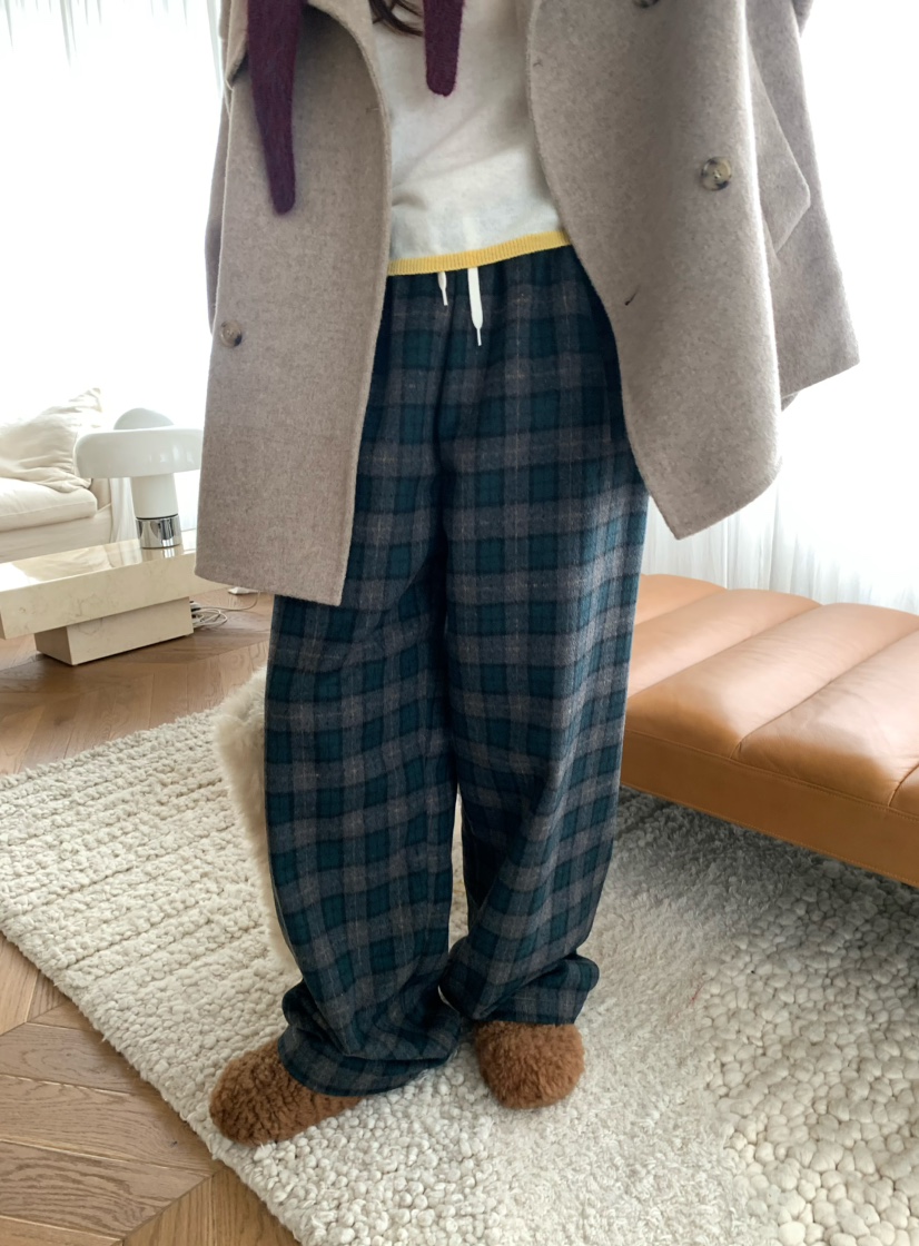 PEBBLE東大門㊣代購女裝新款25秋冬職業時尚休閑人氣休閑褲PEBBLE休閑褲