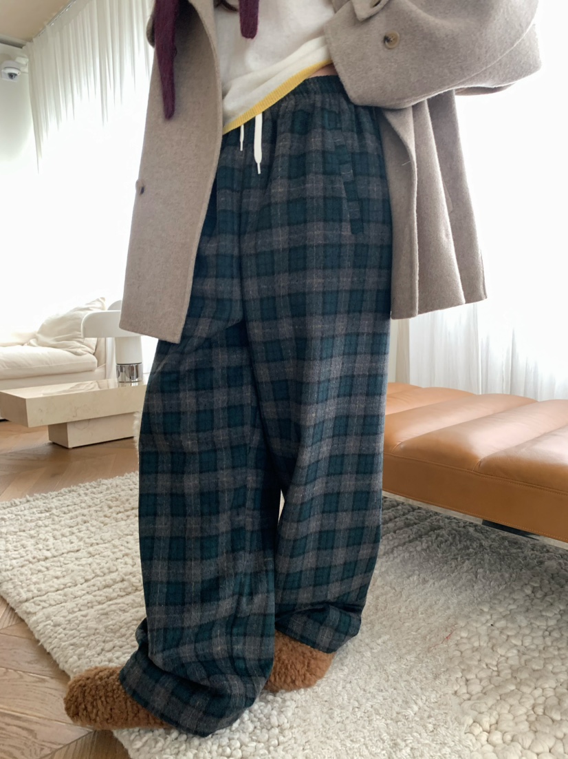 PEBBLE東大門㊣代購女裝新款25秋冬職業時尚休閑人氣休閑褲PEBBLE休閑褲