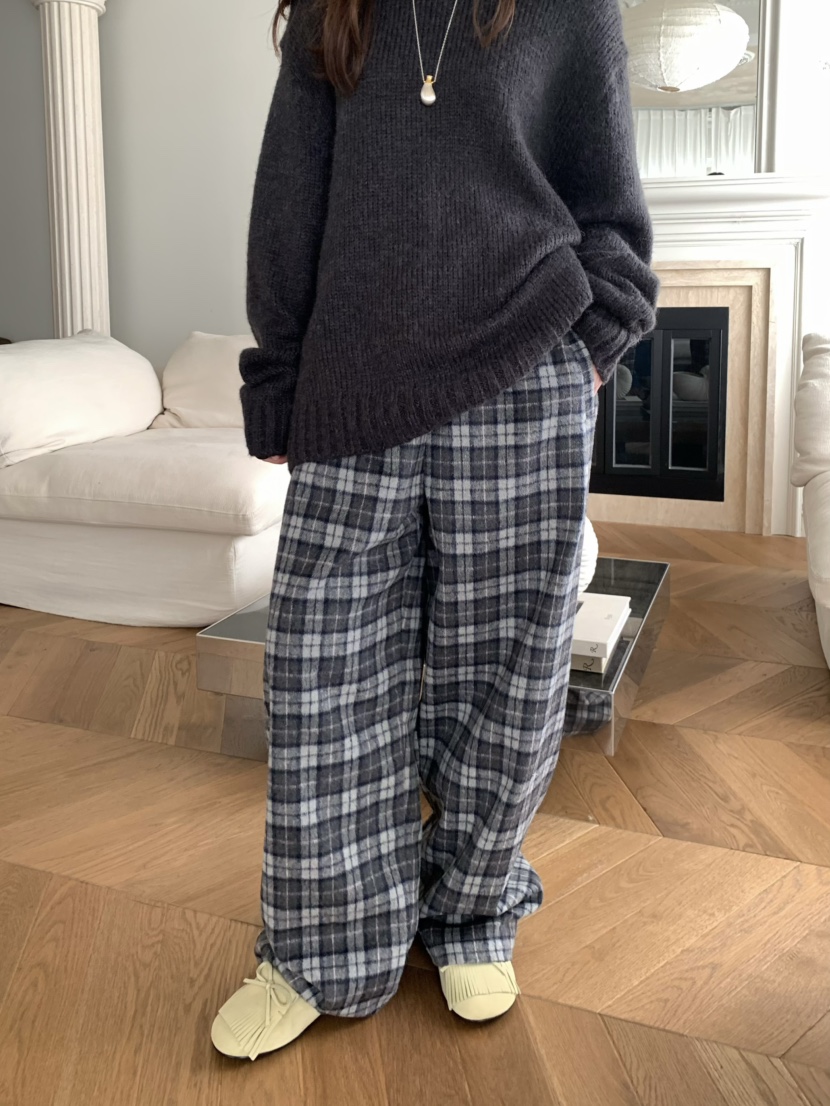 PEBBLE東大門㊣代購女裝新款25秋冬職業時尚休閑人氣休閑褲PEBBLE休閑褲