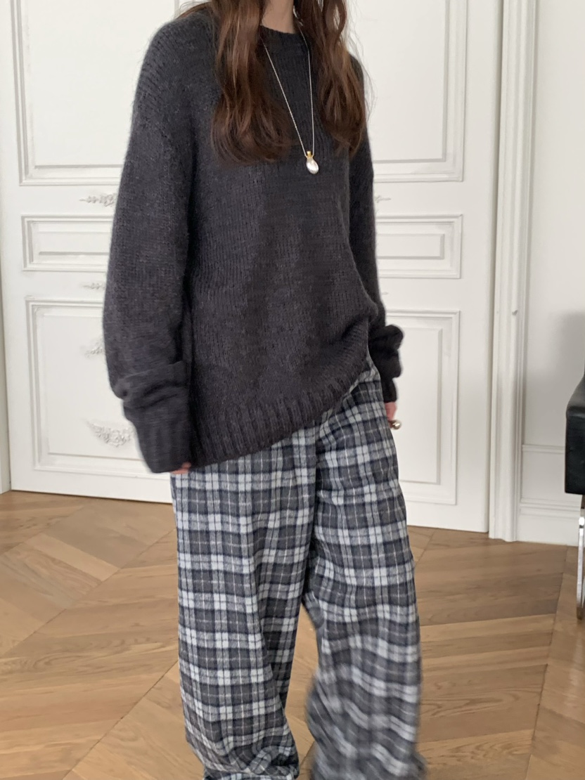 PEBBLE東大門㊣代購女裝新款25秋冬職業時尚休閑人氣休閑褲PEBBLE休閑褲