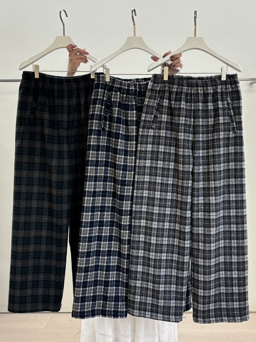 PEBBLE東大門㊣代購女裝新款25秋冬職業時尚休閑人氣休閑褲PEBBLE休閑褲