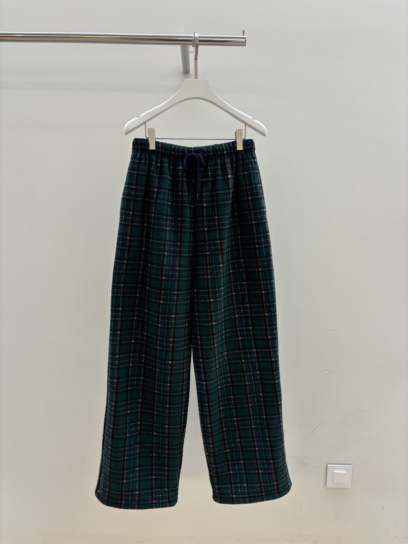 PEBBLE韓國代購㊣女士新品職業熱賣25秋冬時尚休閑休閑褲羊毛PEBBLE休閑褲圖色1