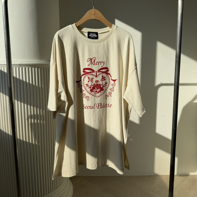 PALETTE-Q東大門㊣直郵女裝新品時尚休閑25秋冬人氣推薦T恤PALETTE-QT恤圖色1