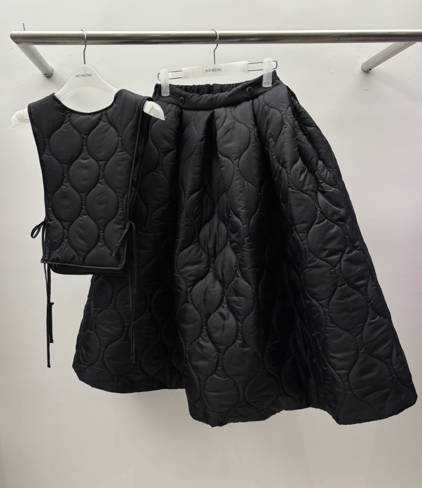 INTHEEND東大門㊣代購女裝新品25秋冬推薦休閑套裝套裝絎縫INTHEEND套裝圖色1