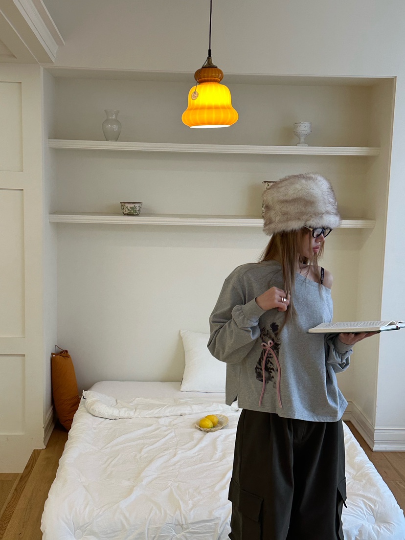 ZEROZERO韓國代購㊣女士新品時尚25秋冬休閑熱賣人氣長袖T恤ZEROZERO長袖T恤圖色2