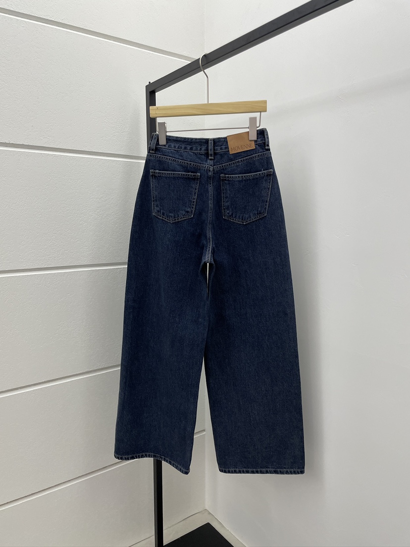 MOVENNE韓國代購㊣女裝新品時尚熱賣推薦休閑職業人氣牛仔褲MOVENNE牛仔褲