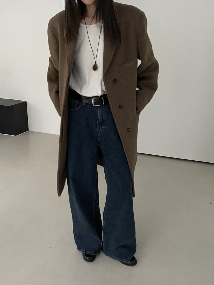 MOVENNE韓國代購㊣女裝新品時尚熱賣推薦休閑職業人氣牛仔褲MOVENNE牛仔褲