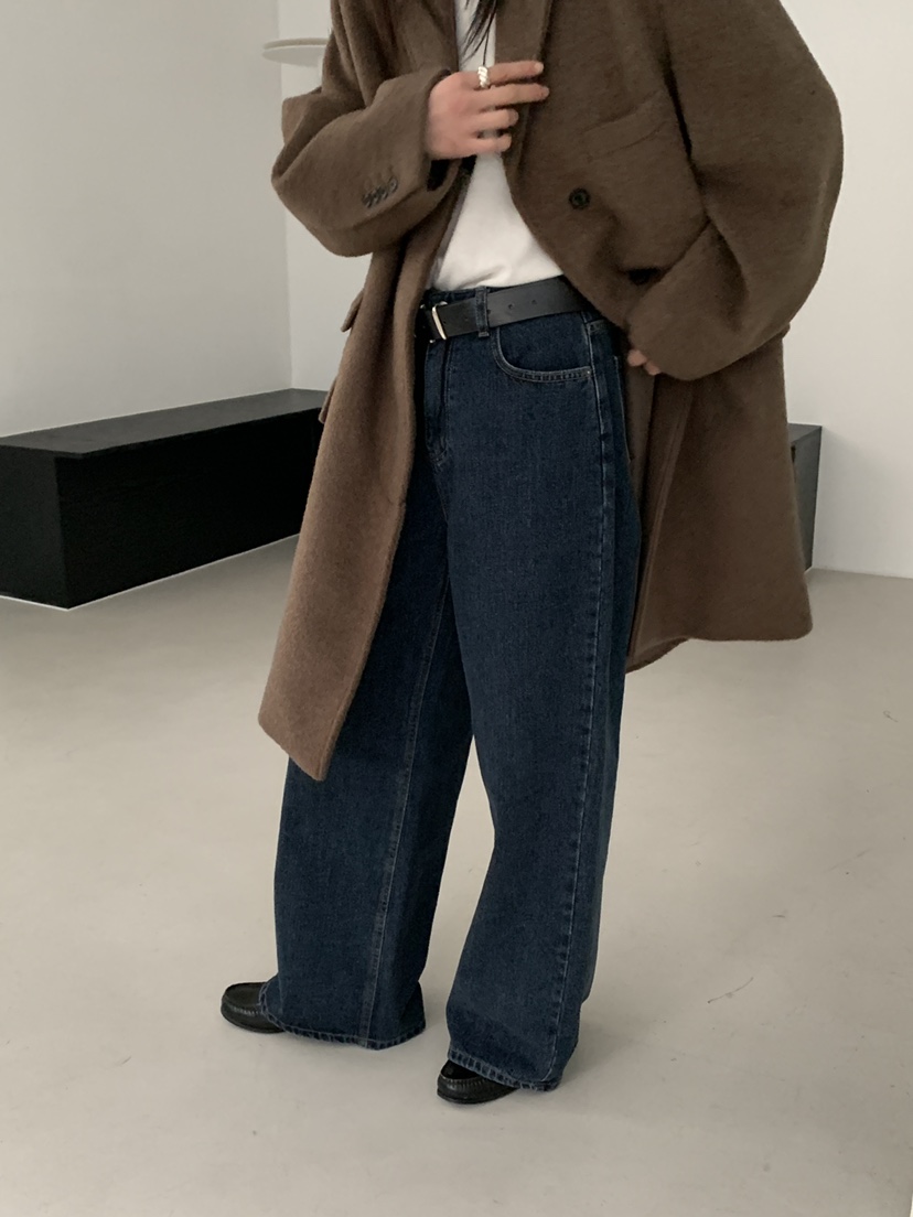 MOVENNE韓國代購㊣女裝新品時尚熱賣推薦休閑職業人氣牛仔褲MOVENNE牛仔褲