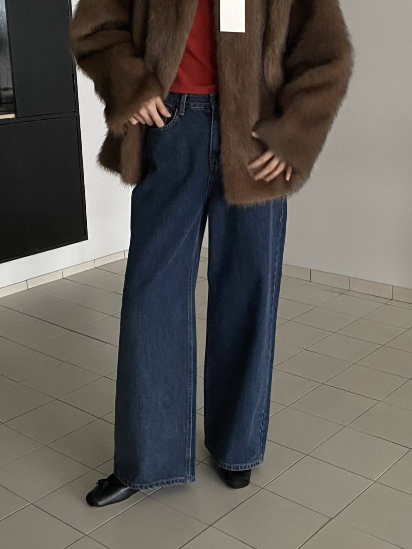 MOVENNE韓國代購㊣女裝新品時尚熱賣推薦休閑職業人氣牛仔褲MOVENNE牛仔褲