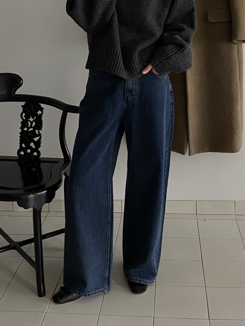 MOVENNE韓國代購㊣女裝新品時尚熱賣推薦休閑職業人氣牛仔褲MOVENNE牛仔褲