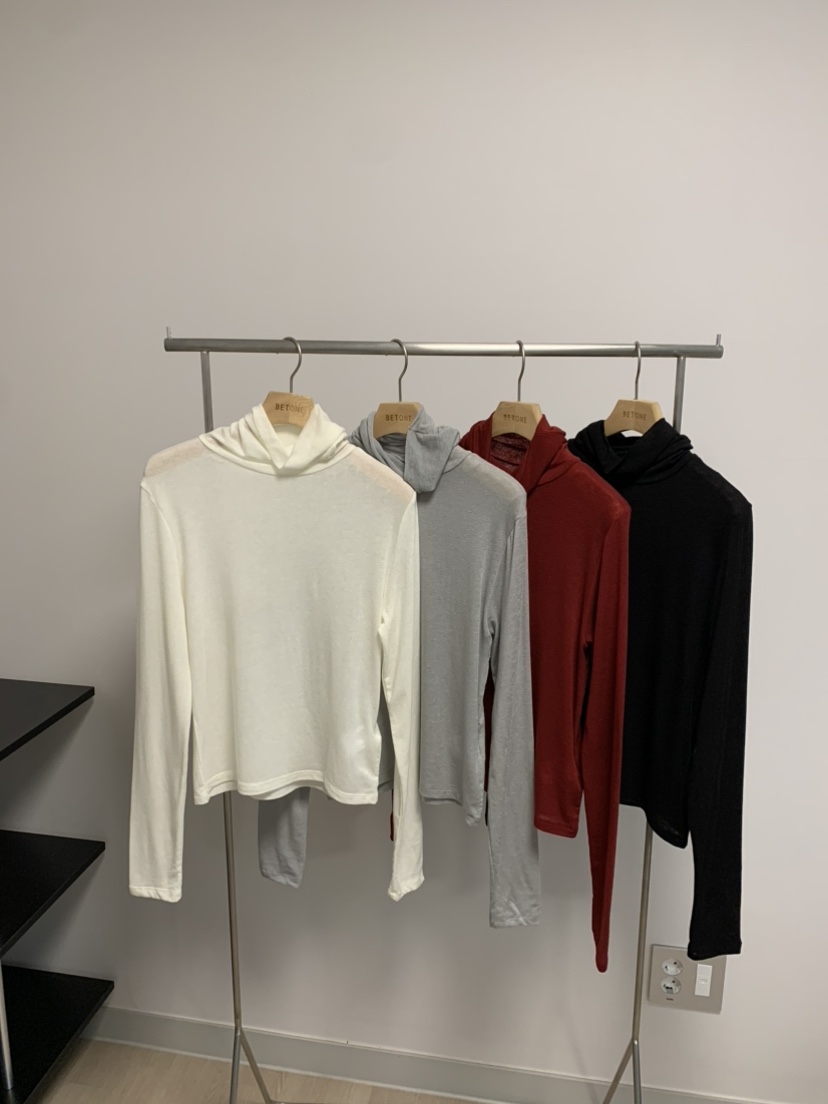 BETONE東大門㊣實拍女士新款休閑25秋冬職業人氣時尚長袖T恤BETONE長袖T恤