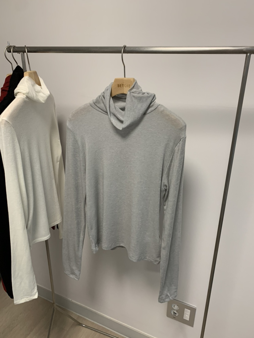 BETONE東大門㊣實拍女士新款休閑25秋冬職業人氣時尚長袖T恤BETONE長袖T恤圖色2