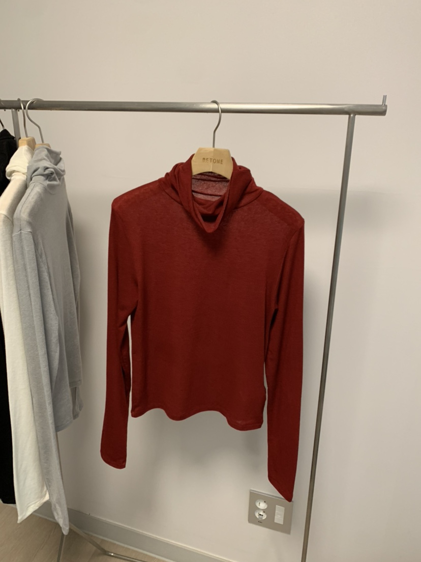 BETONE東大門㊣實拍女士新款休閑25秋冬職業人氣時尚長袖T恤BETONE長袖T恤圖色3