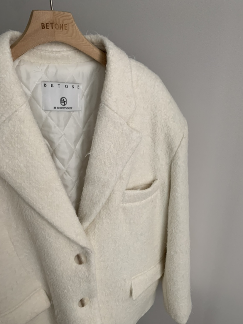 BETONE韓國直郵㊣女士新款休閑25秋冬時尚推薦熱賣短款大衣BETONE短款大衣