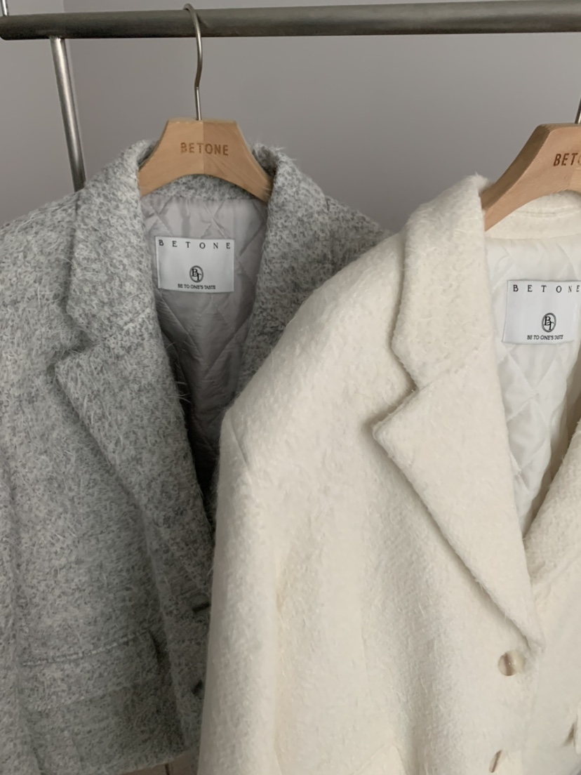 BETONE韓國直郵㊣女士新款休閑25秋冬時尚推薦熱賣短款大衣BETONE短款大衣