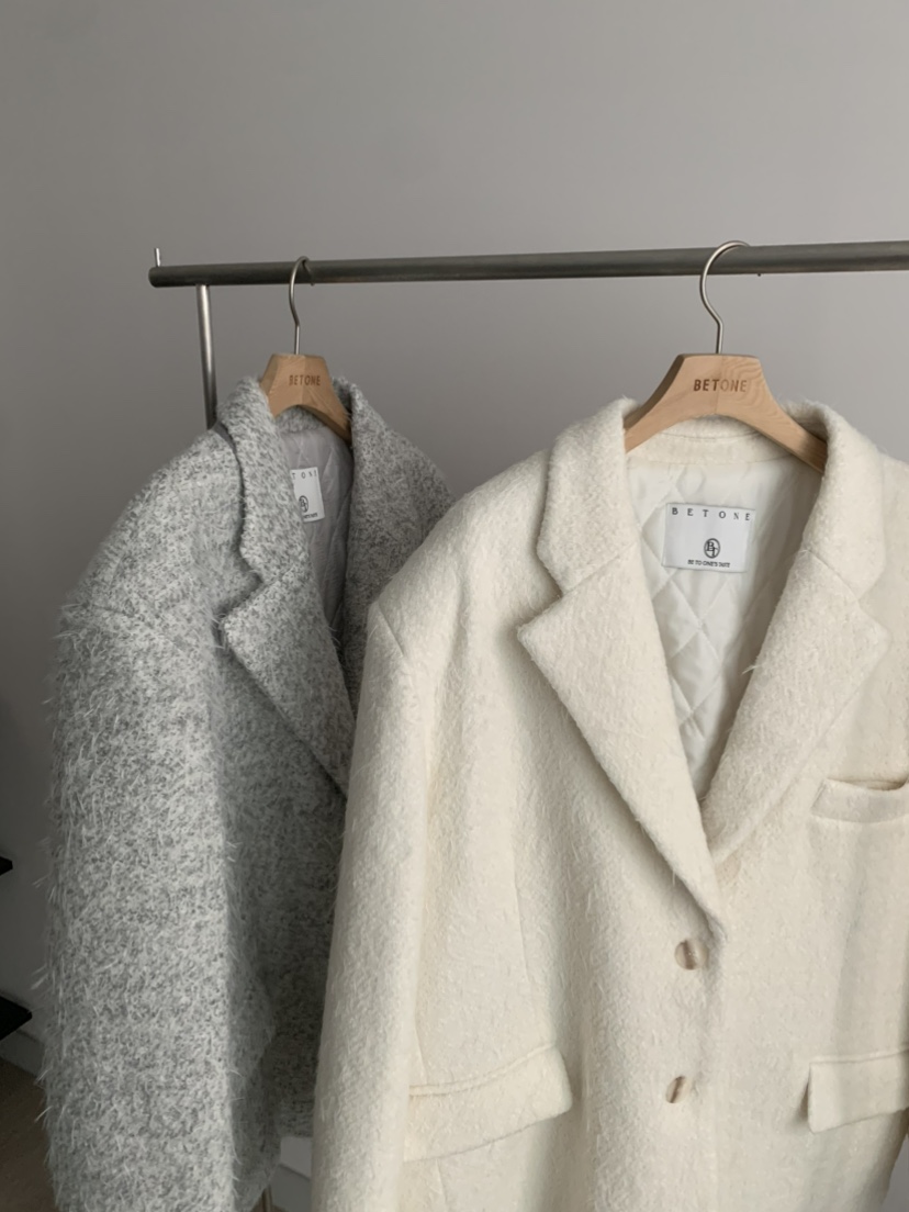 BETONE韓國直郵㊣女士新款休閑25秋冬時尚推薦熱賣短款大衣BETONE短款大衣