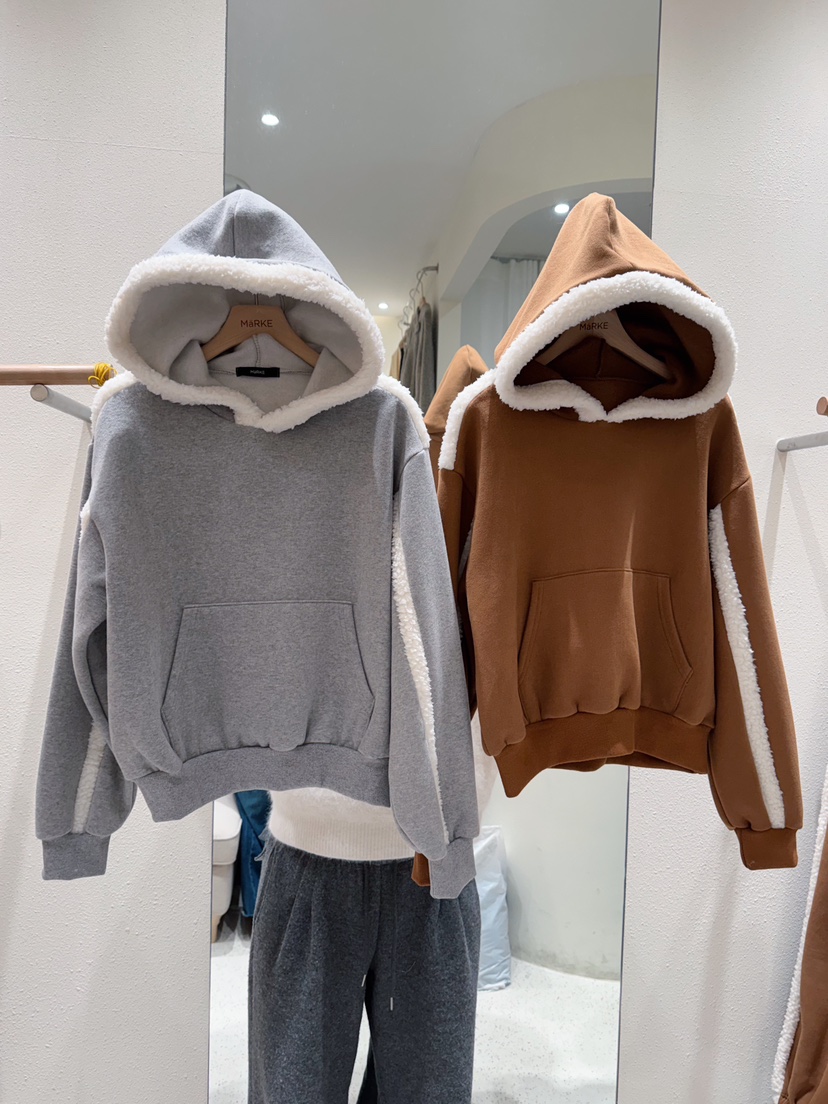 MARKE-P東大門㊣代購女士新品推薦熱賣職業衛衣連帽衫抓絨MARKE-P衛衣